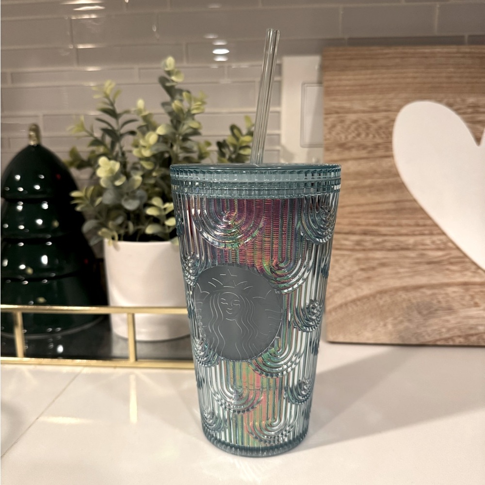 Starbucks Iridescent Siren Scale Wave Cup - Picture 3 of 5